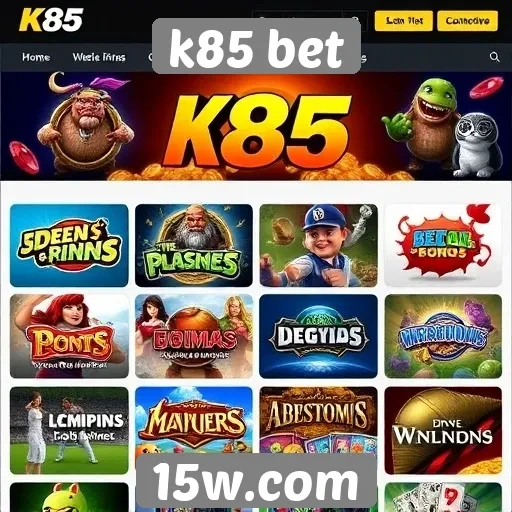 Análise dos jogos disponíveis no site k85 bet